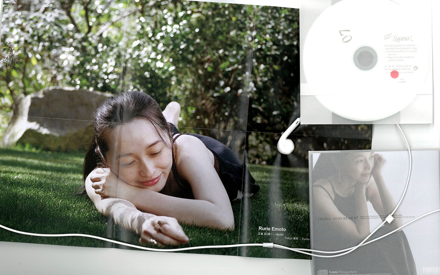 【Rurie Emoto】12cm CD Poster